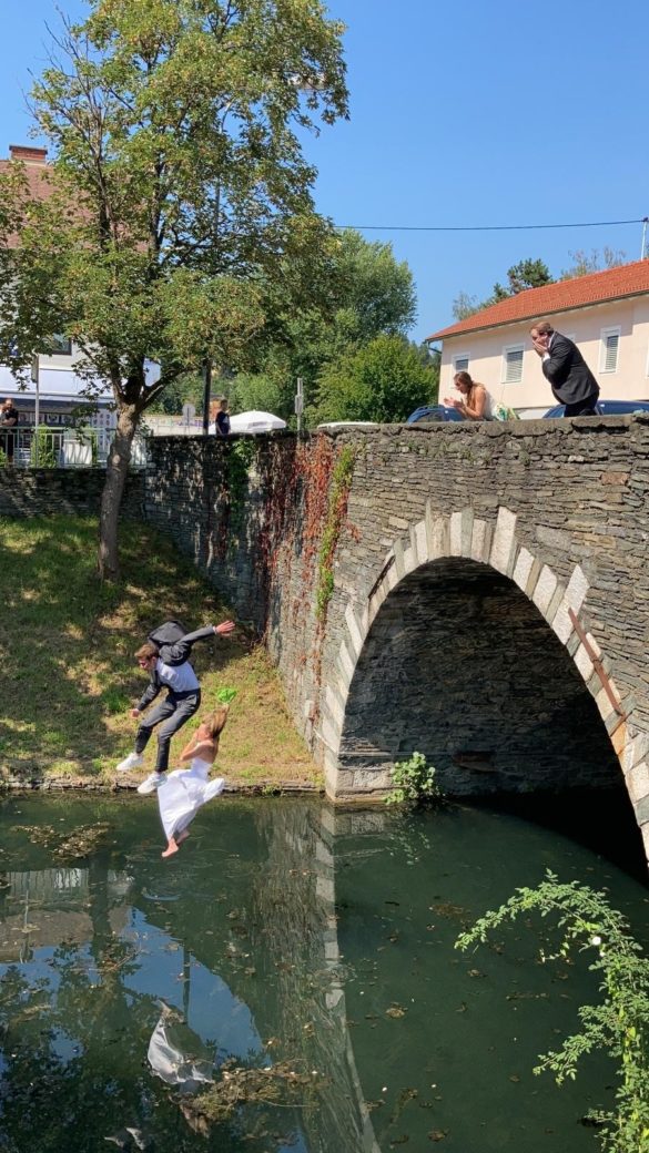 Spektakulärer Filmdreh an der Steinernen Brücke